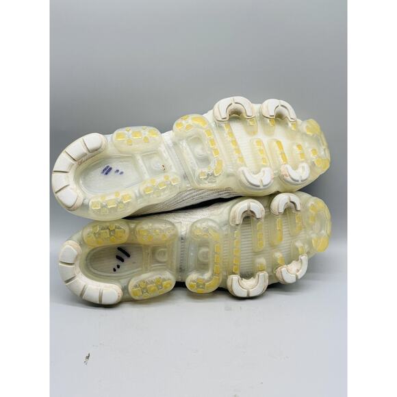 Nike Shoes Mens 11.5 White Air VaporMax Flyknit 3 Pure Platinum Running Sneakers - Picture 10 of 12